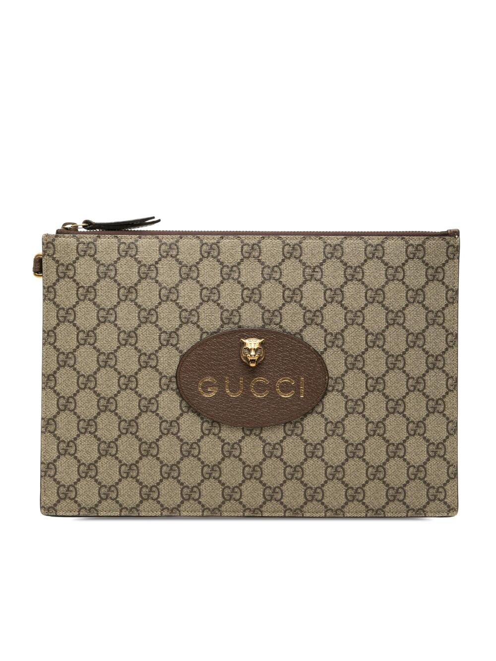 Gucci Neo Vintage Wristlet Pouch Gg #376135G64B